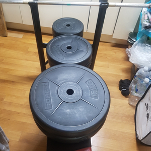 벤치프레스기구+봉+pvc원판60kg