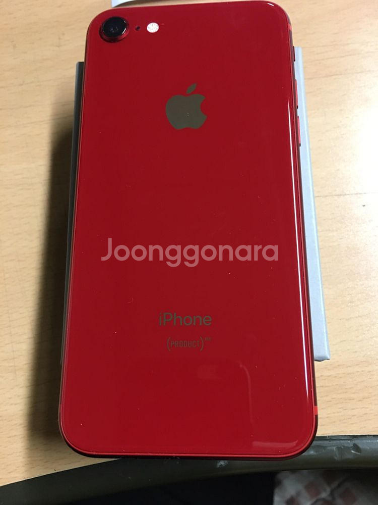 아이폰8레드64G완전 깨끗한중고폰팝니다--1