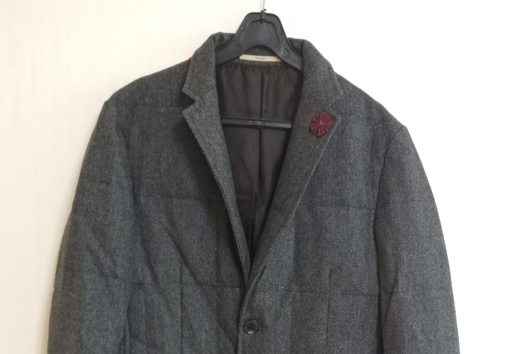 남성 트루젠 모직 오리털 패딩코트 (95) 이미지