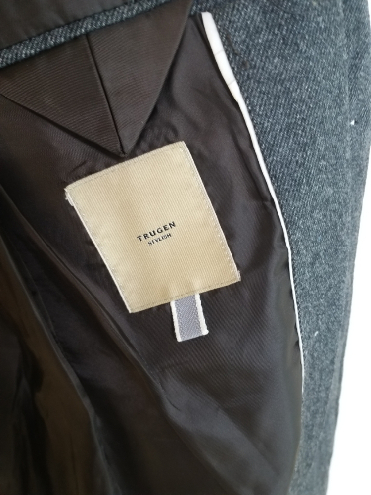 남성 트루젠 모직 오리털 패딩코트 (95) 이미지