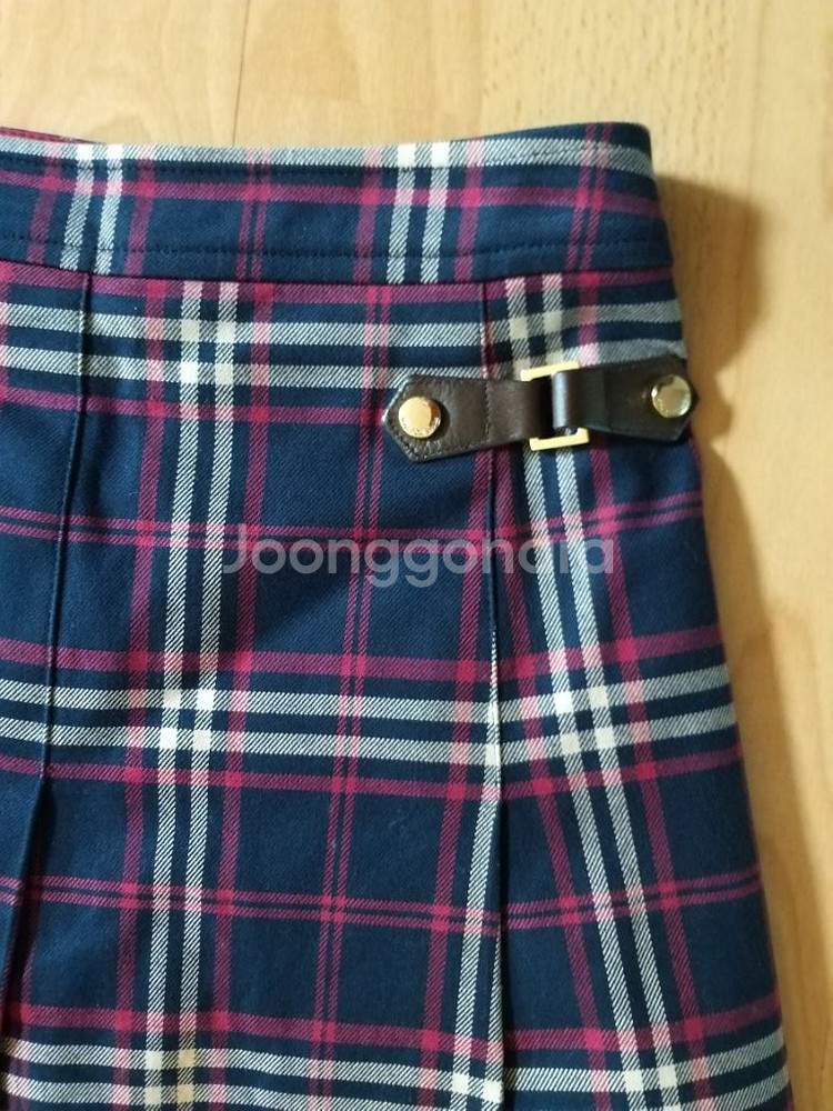 여성 빈폴 면 체크 미니스커트 (스판29)--3