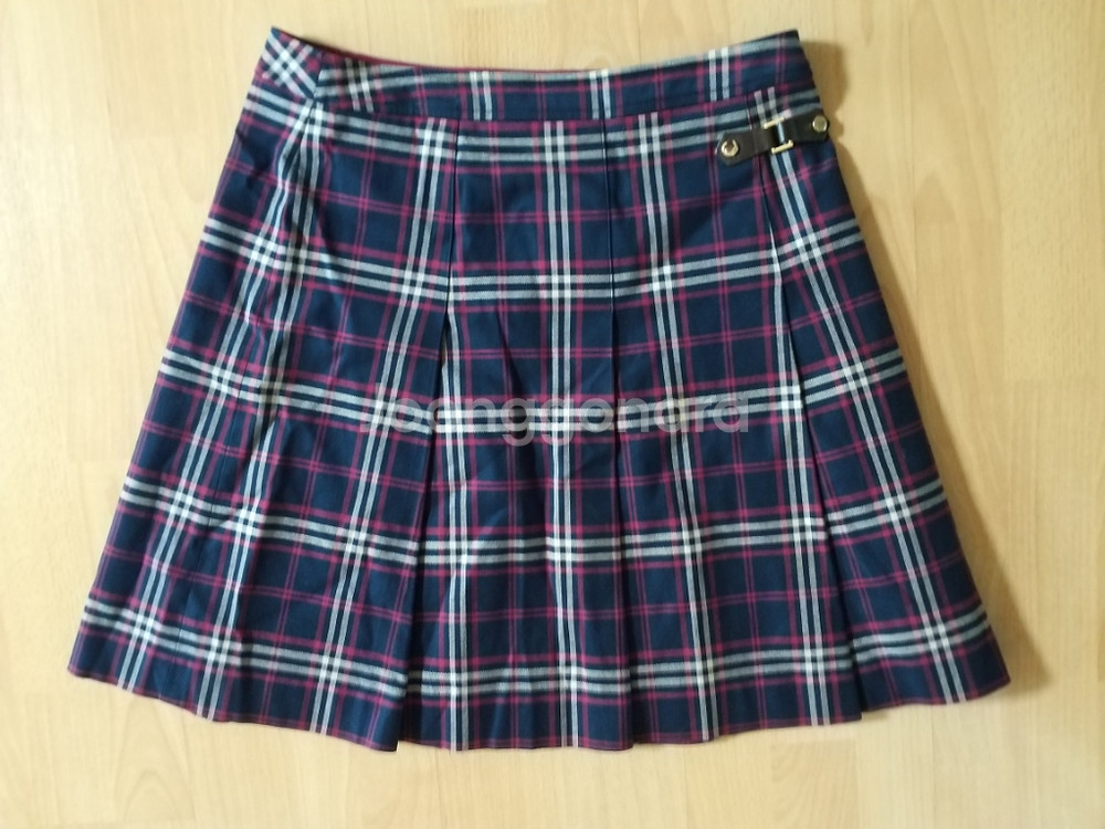 여성 빈폴 면 체크 미니스커트 (스판29)--5