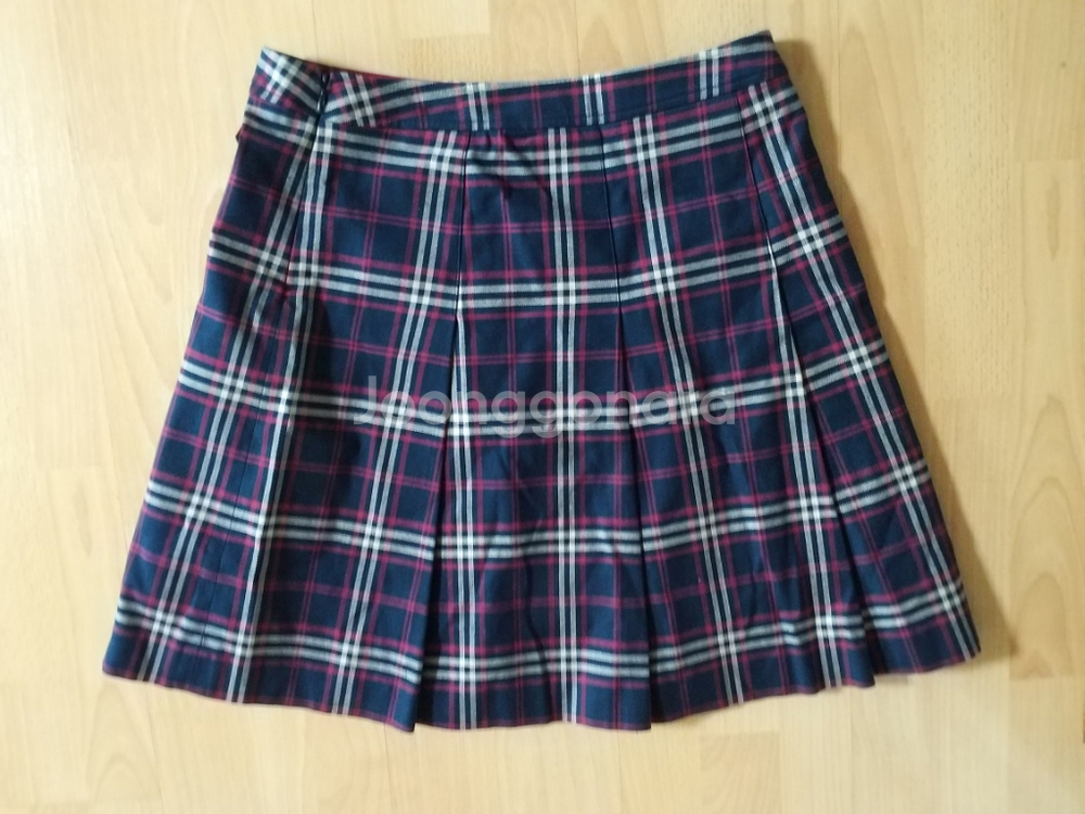 여성 빈폴 면 체크 미니스커트 (스판29)--6