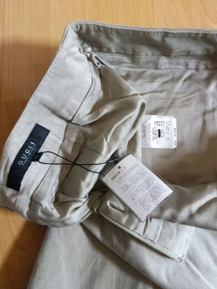 명품 여성 구찌 코듀로이 면스커트 (새상품.스판29)--6