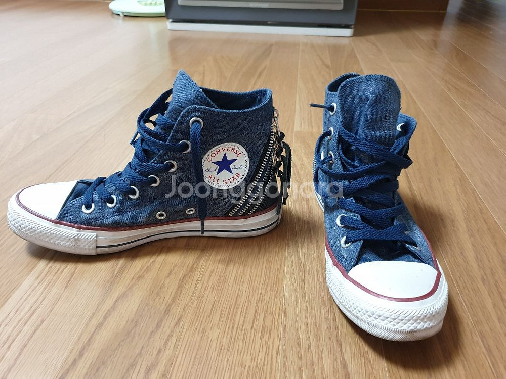 컨버스 하이탑 한정판 데님--0