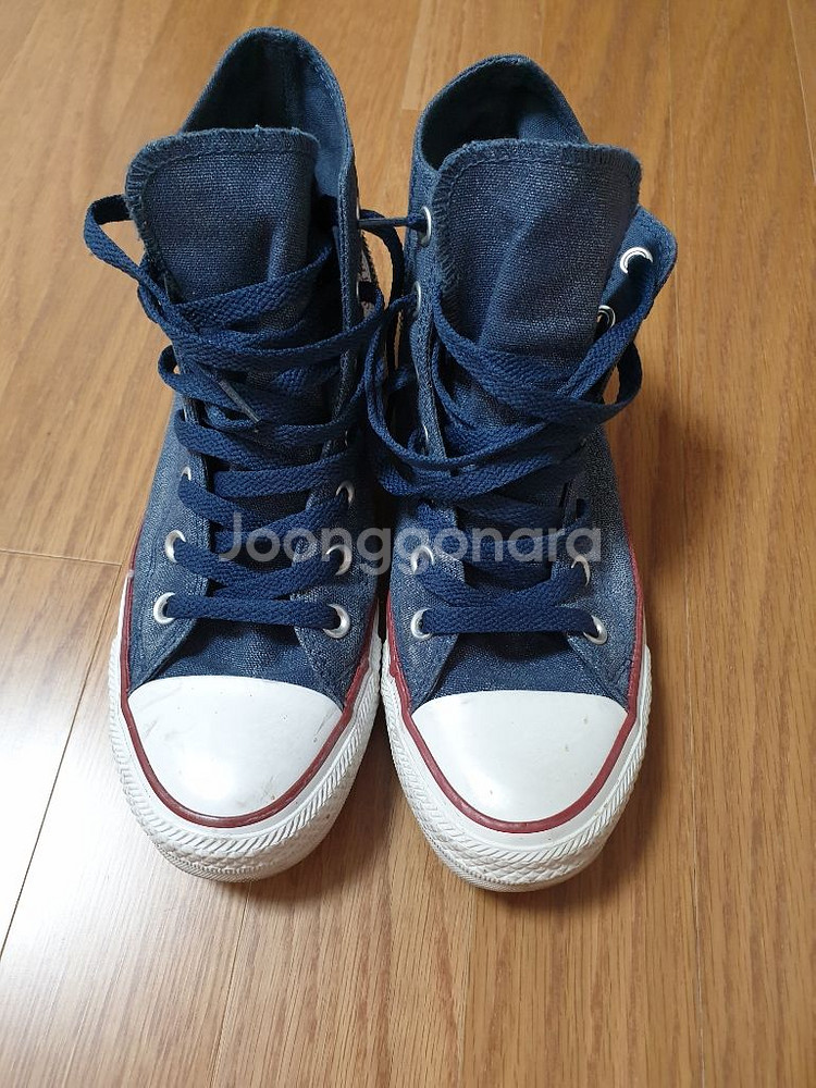 컨버스 하이탑 한정판 데님--1
