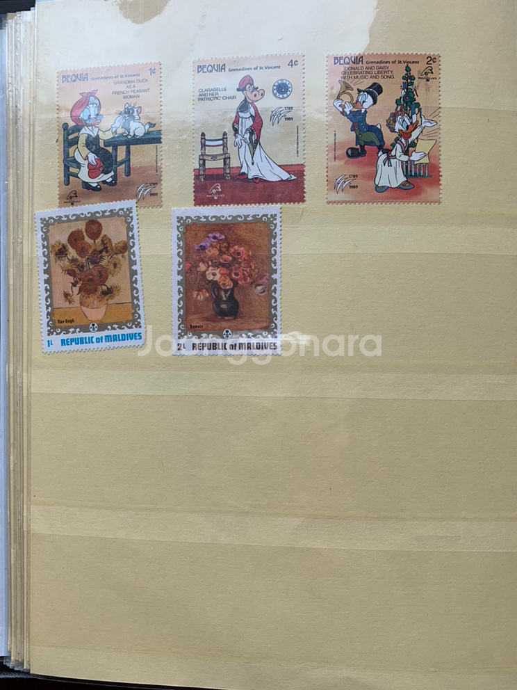 수집우표 및 씰--3