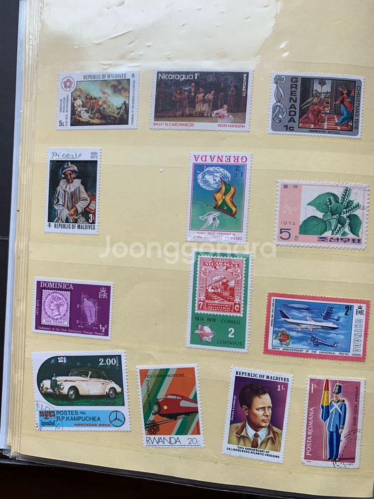 수집우표 및 씰--9