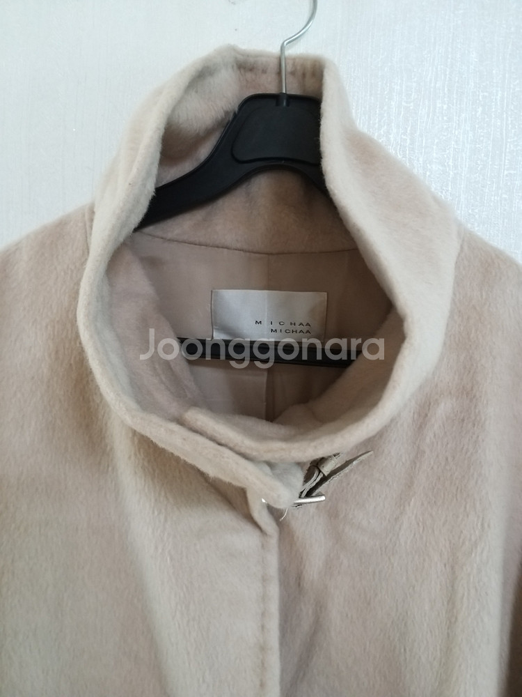 여성 미샤 라마.앙고라 롱코트 (박시90-95)--4
