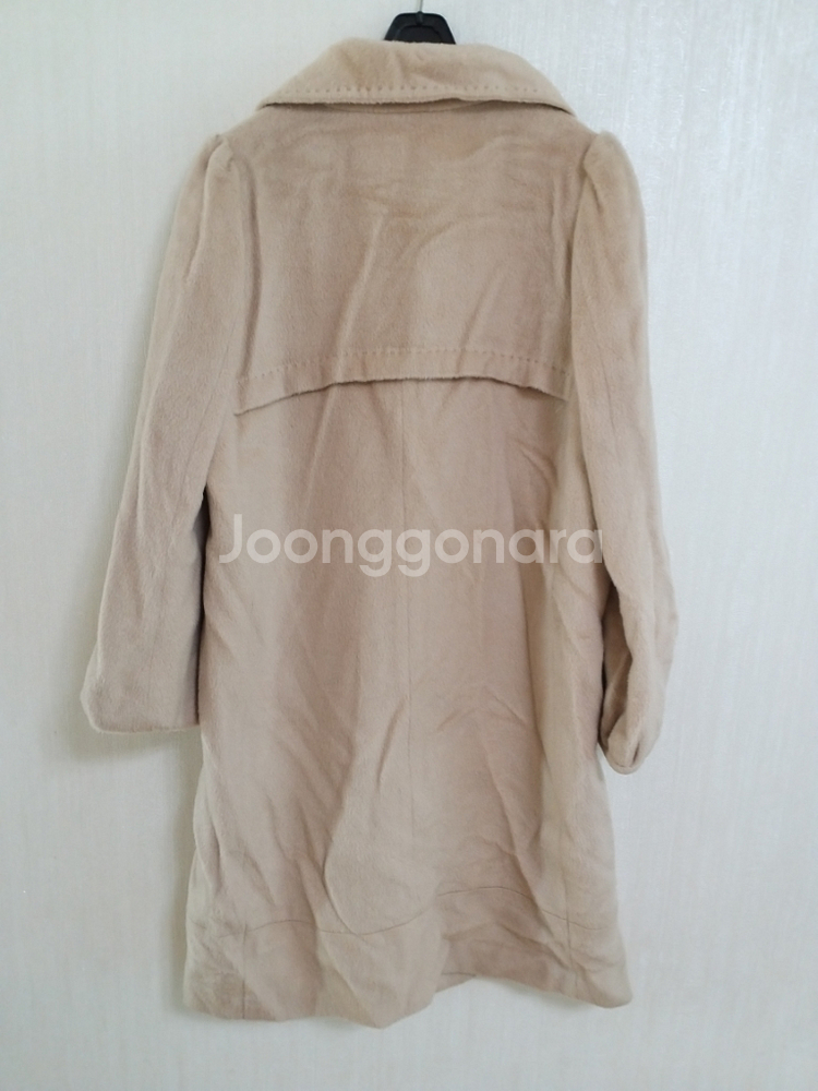 여성 미샤 라마.앙고라 롱코트 (박시90-95)--9