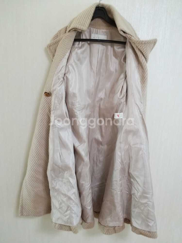 여성 미샤 모.라마 롱코트 (박시90)--3