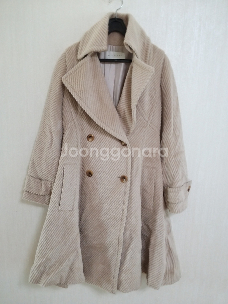 여성 미샤 모.라마 롱코트 (박시90)--5