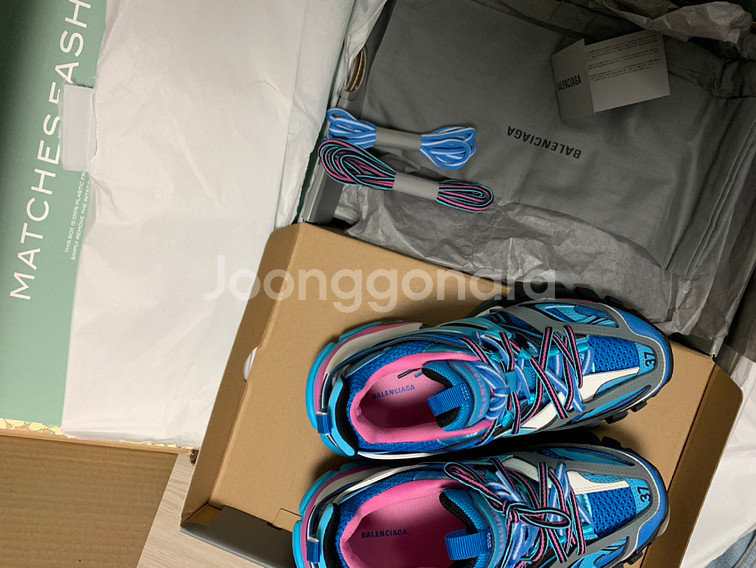 발렌시아가 트랙슈즈 블루--0