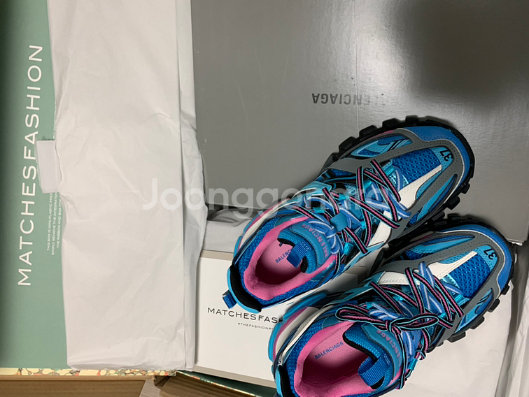 발렌시아가 트랙슈즈 블루--1