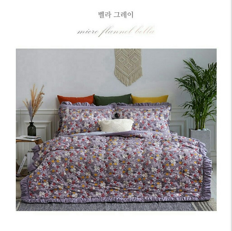 보몽드 벨라마이크로플란넬 침구세트Q 차렵이불 4계절이불--4