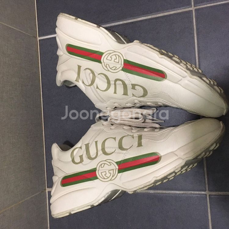 구찌 라이톤 띠로고 41.5--1