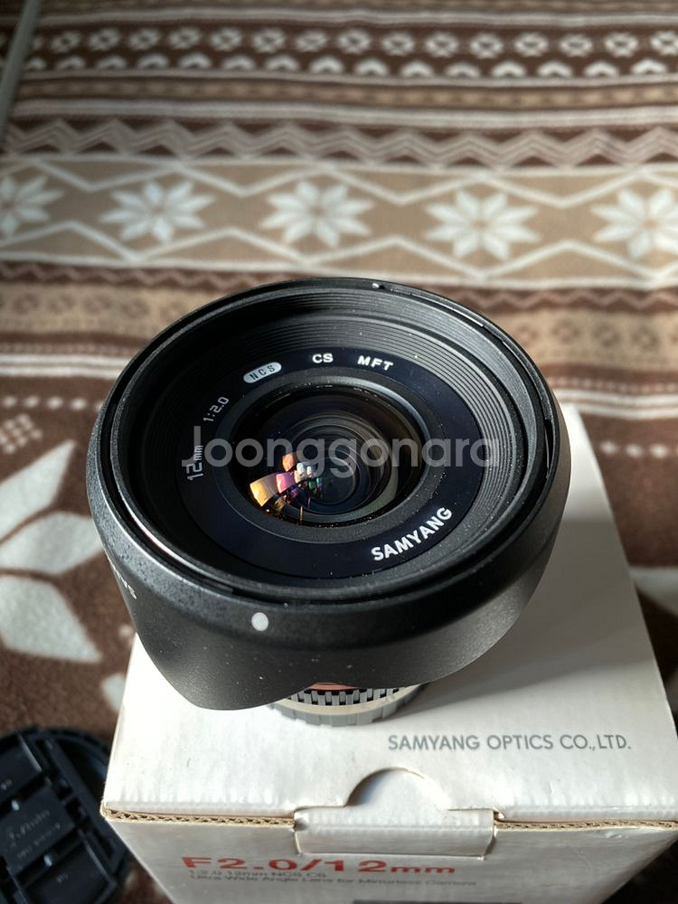 삼양 12mm F2.0 (마이크로포서드 마운트) 팝니다--2