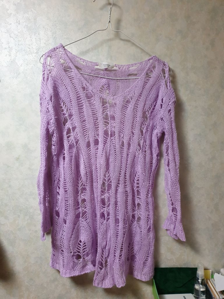 연보라 그물니트--2