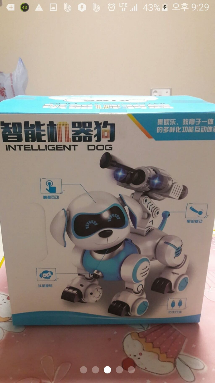 INTELLIGENT DOG. 강아지 로봇RC카 미개봉--2