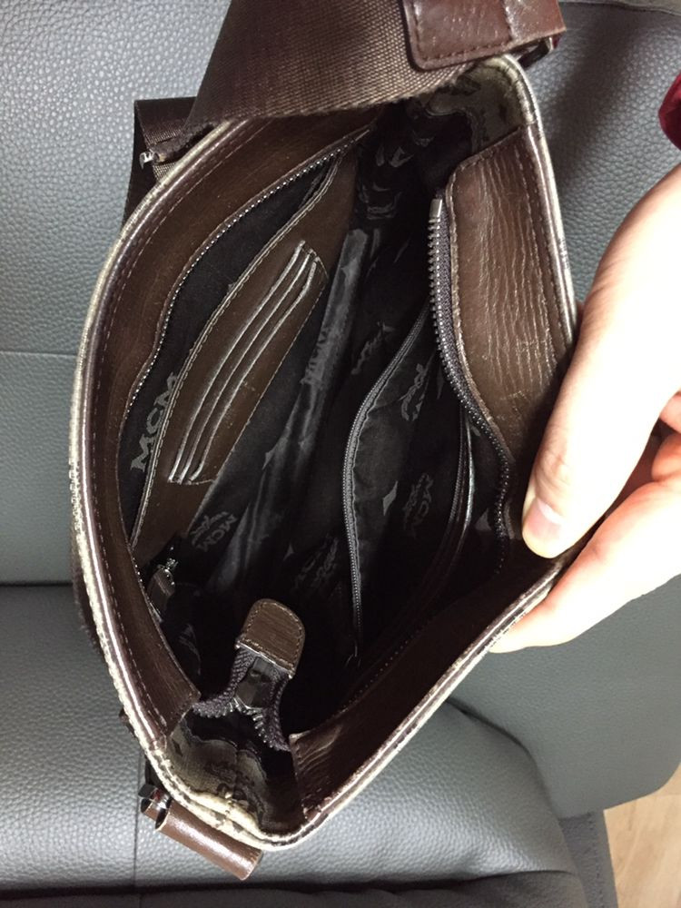 MCM 비세토스 남성 숄더 크로스백 팔아요~~!!--4