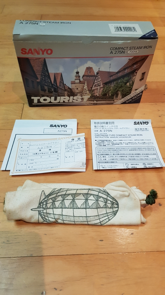 휴대용 스팀다리미 SANYO 이미지