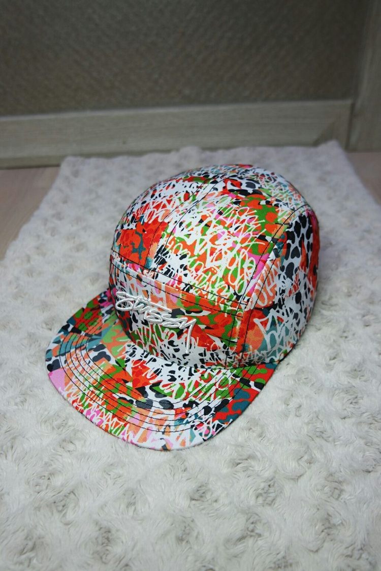 스투시 핑크 Jamrock 캠프캡 free 사이즈 이미지