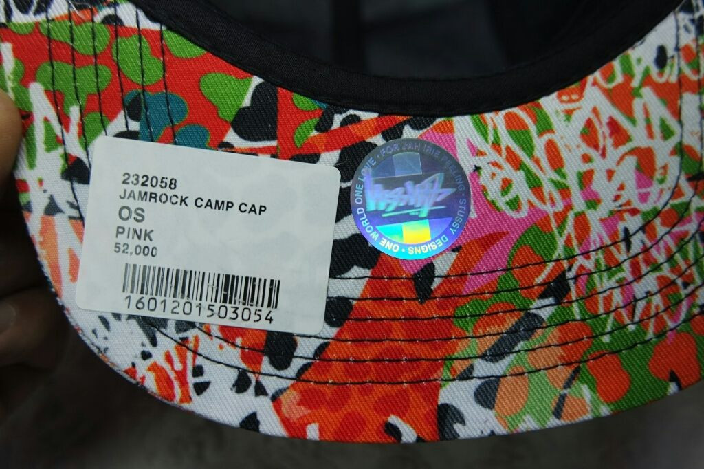 스투시 핑크 Jamrock 캠프캡 free 사이즈 이미지