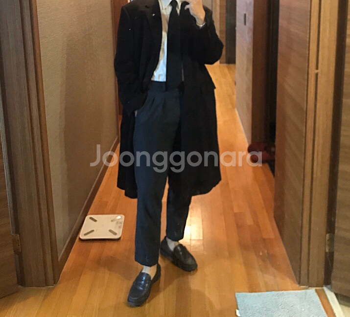 제일모직 갤럭시 카디널 캐시미어100 오버핏 롱코트--1
