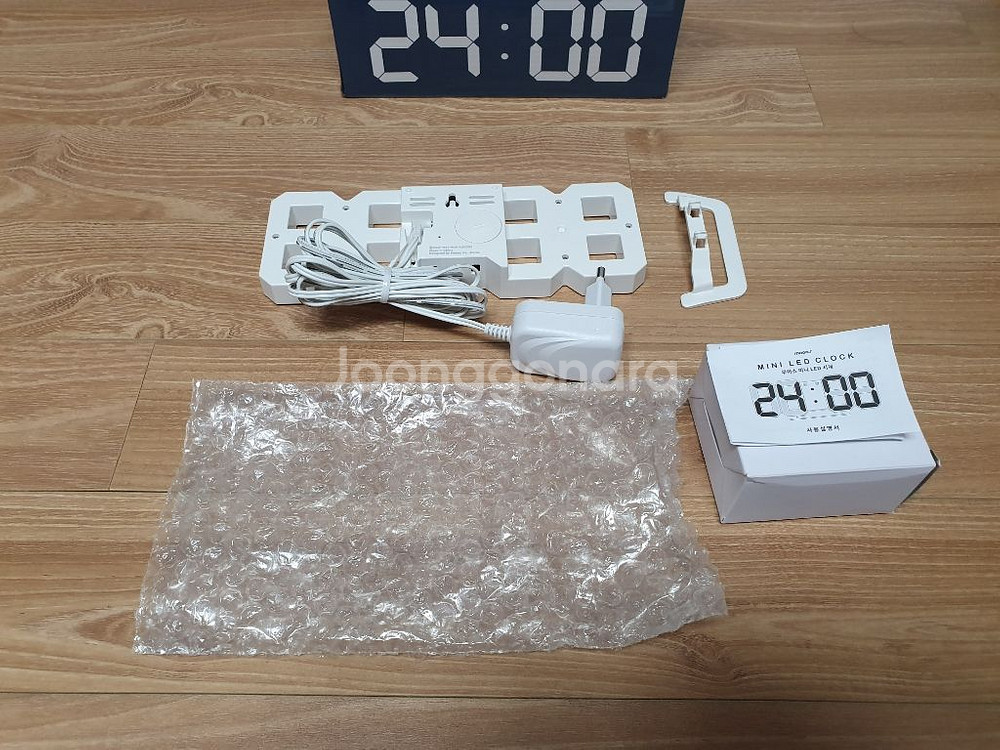 무아스 3D led 인테리어 벽시계 탁상시계--0