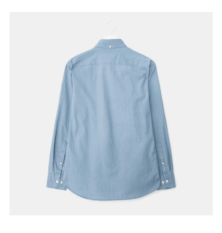 [새상품] 빈폴 데님 솔리드 셔츠 남방 M (95)--1