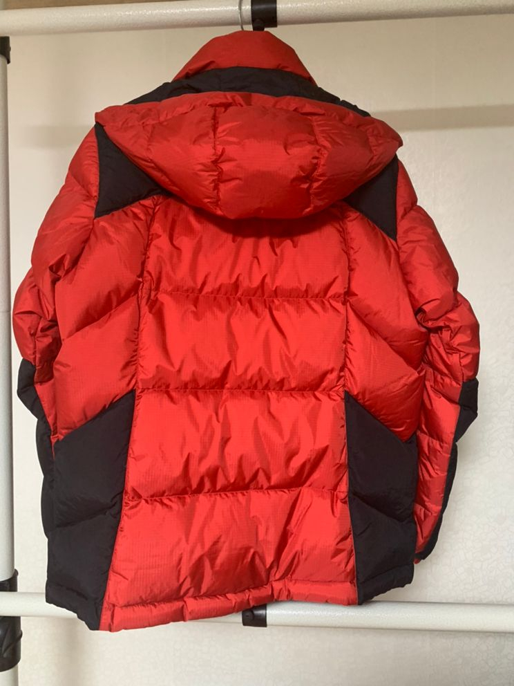 코오롱 구스패딩 (레드블랙)--1