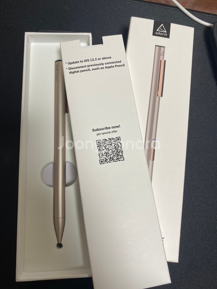 (가격인하) 60000원 어도닛 노트 펜 + 여유분펜촉--1
