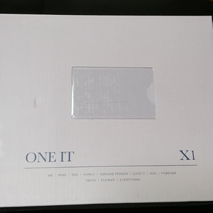 x1 엑스원 팬클럽 키트 미개봉 풀박