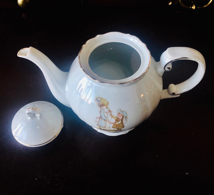 재팬 Holly Hobbi 포셀린 티팟--2