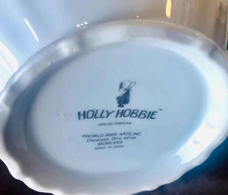 재팬 Holly Hobbi 포셀린 티팟 이미지