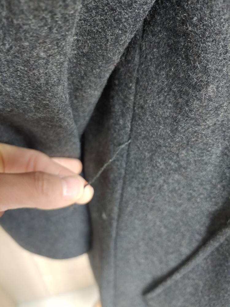 A BY JAE 회색모직코트--5