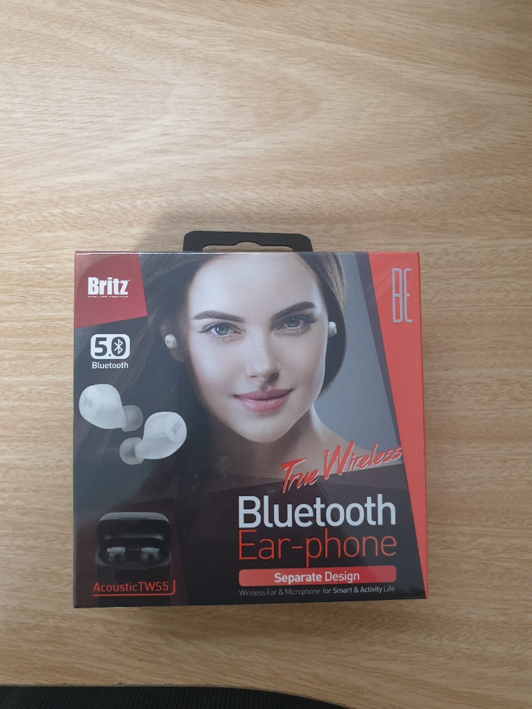 브리츠 무선이어폰 블랙 완빡--0