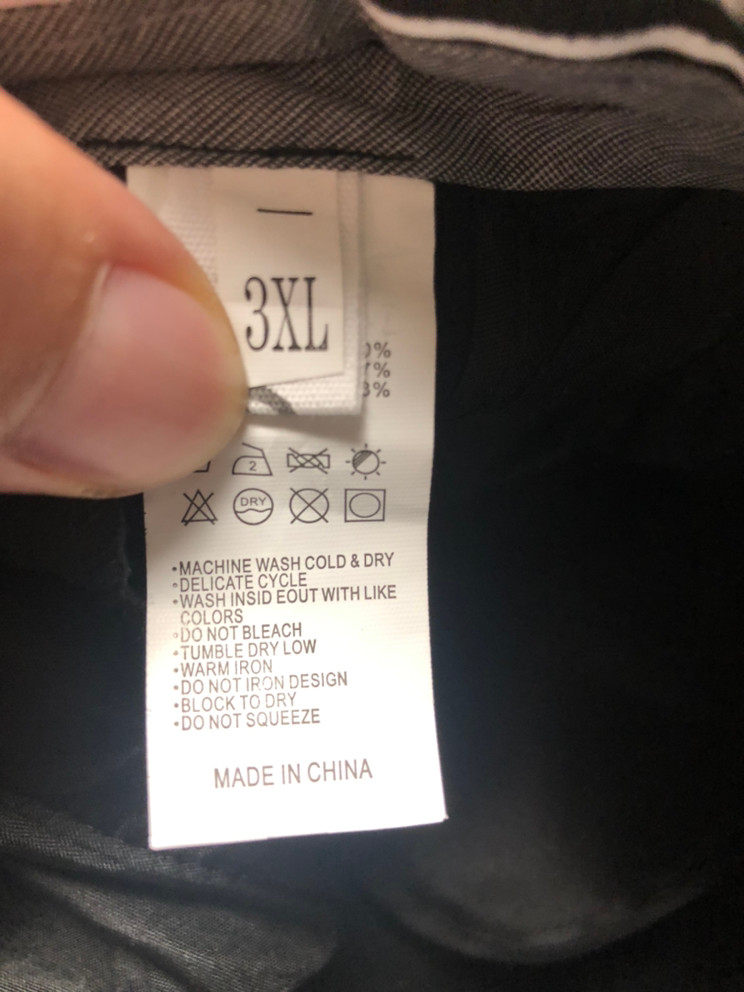 남성 검은색 바지 38싸이즈 이미지