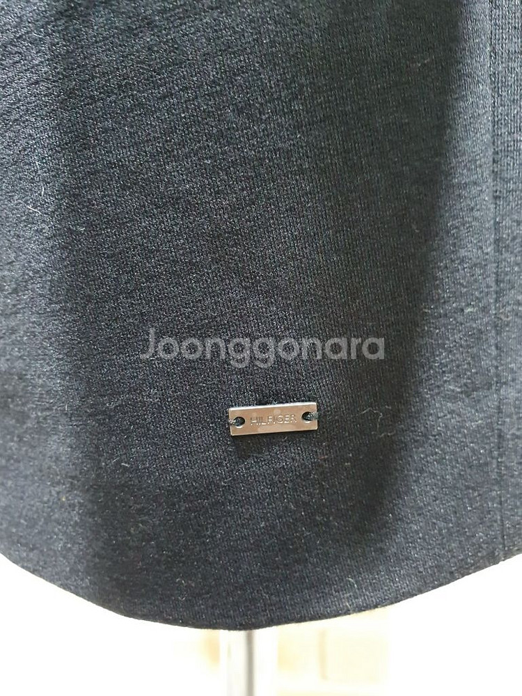 타미힐피거 정품 도톰 폴리 스판 핀턱 원피스 55--9