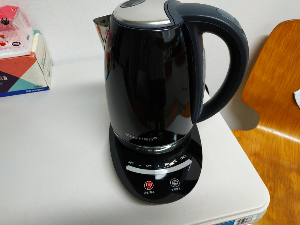 쿠첸 커피포트.작동.묶음배송가능 이미지