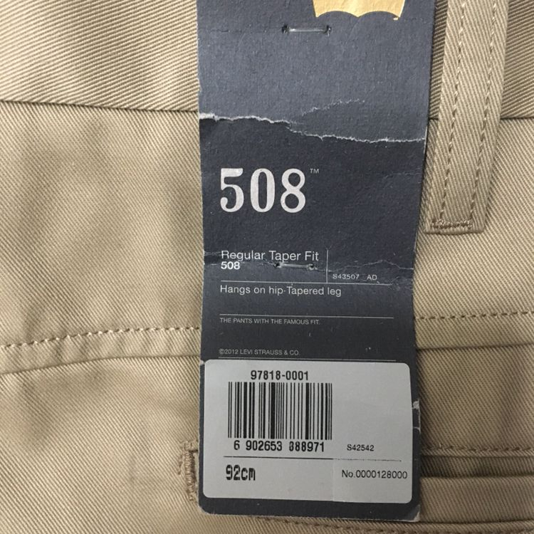 리바이스 508 면바지 스타프레스트--3