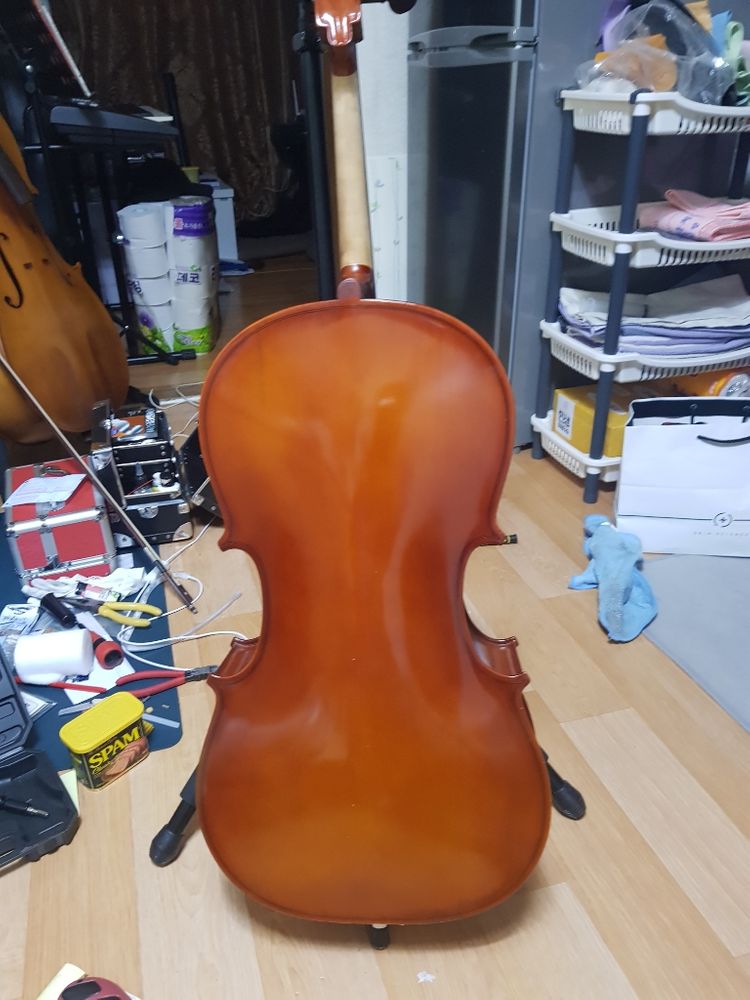 심로 스페셜 핸드 메이드 첼로 1/4--1