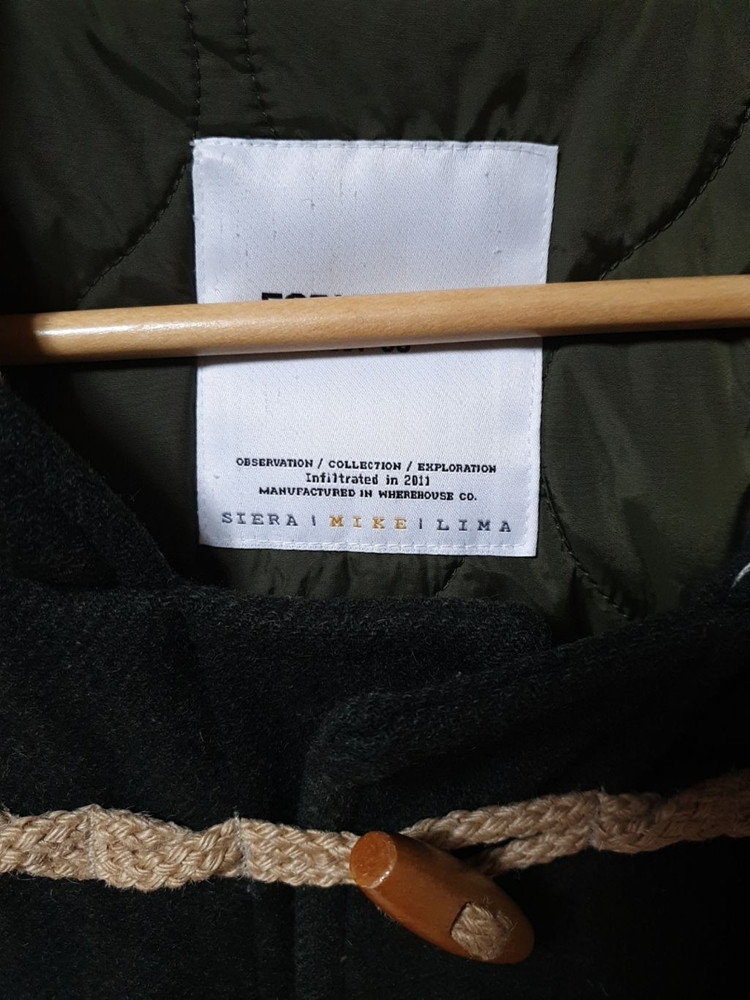 에스피오나지 더플코트 다크그린 m사이즈 팝니다--4