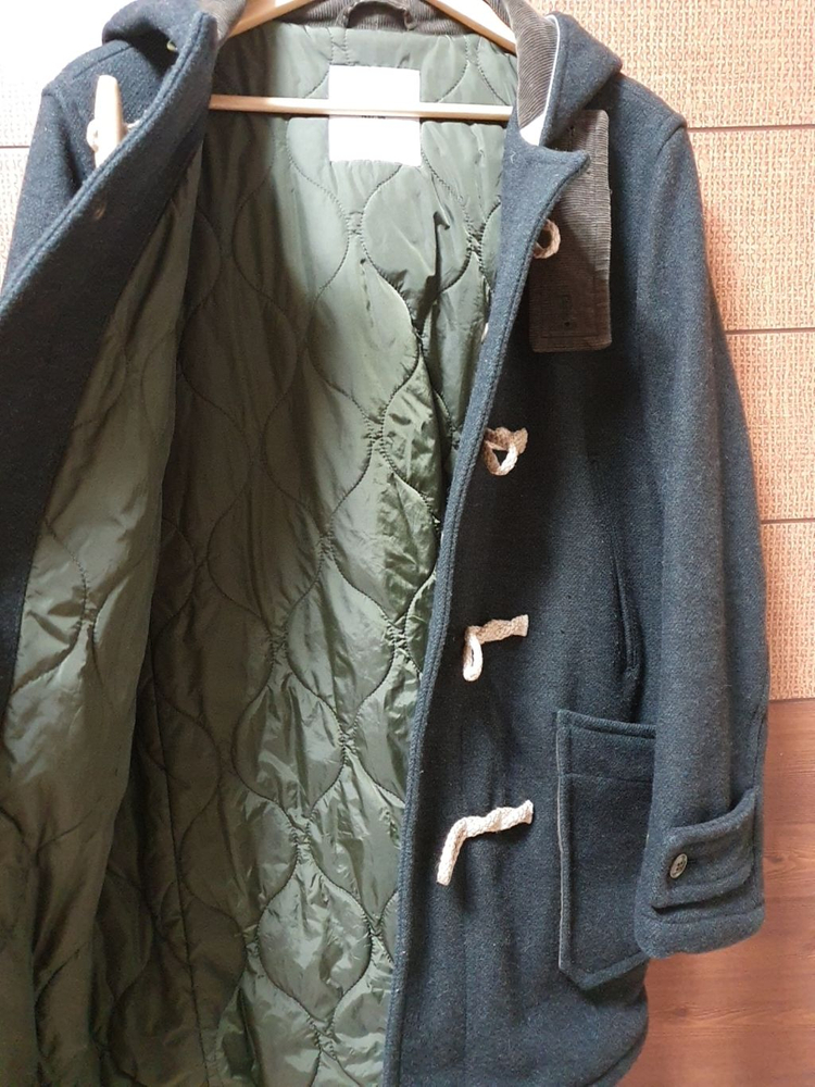 에스피오나지 더플코트 다크그린 m사이즈 팝니다--6