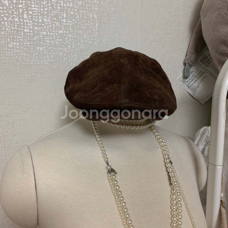 여성 베레모모자 팝니다 거의새것--0