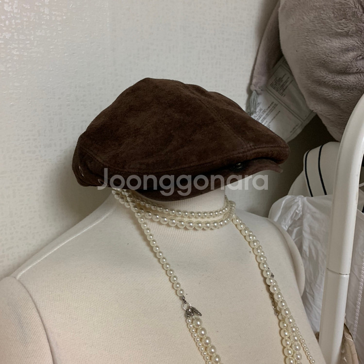 여성 베레모모자 팝니다 거의새것--2