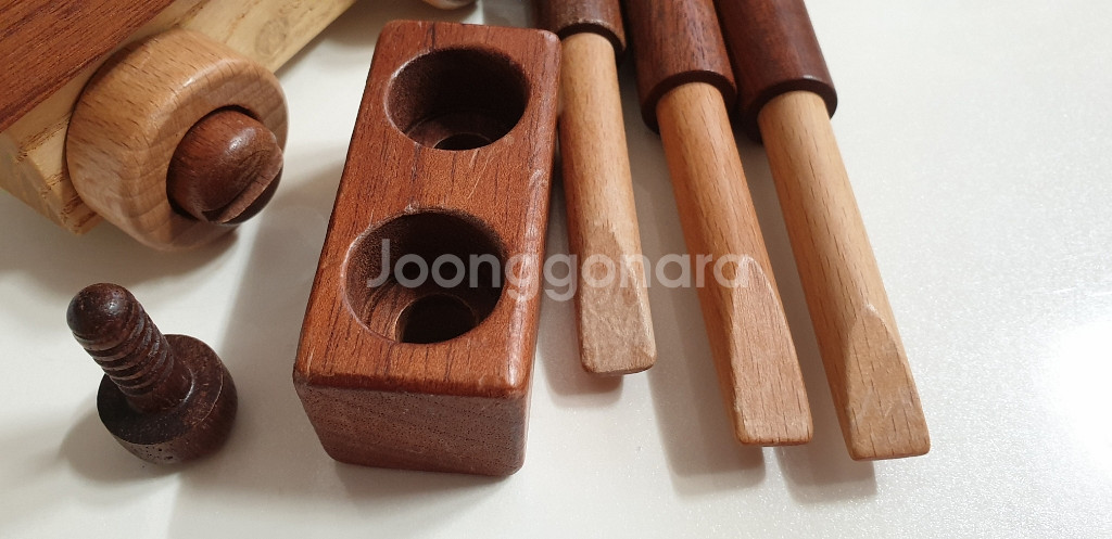 소근육 망치놀이 숲소리 공구놀이 소리 작동되는 청소차--6