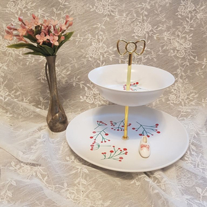 ♡수입그릇) 2단 디쉬♡