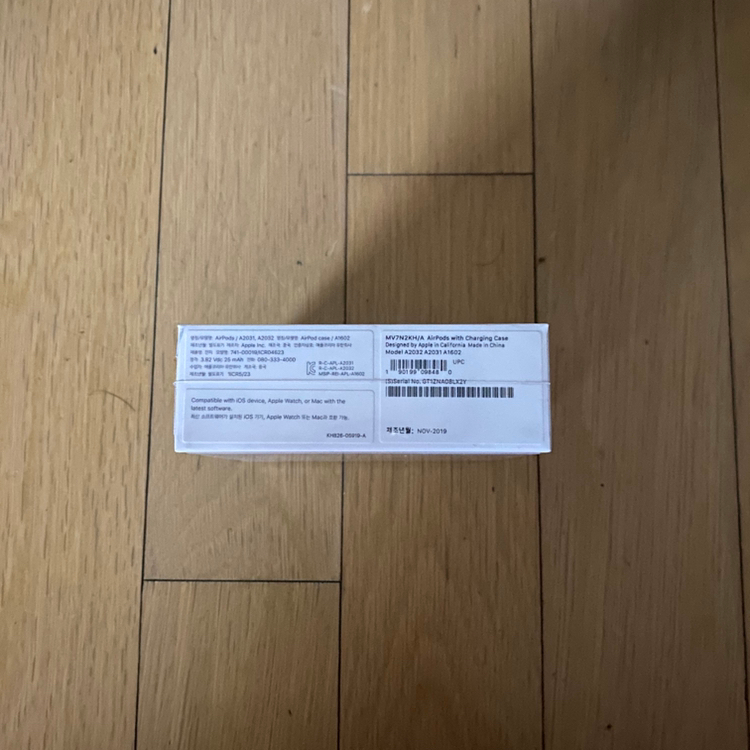 애플 정품 에어팟 2세대 유선충전--2