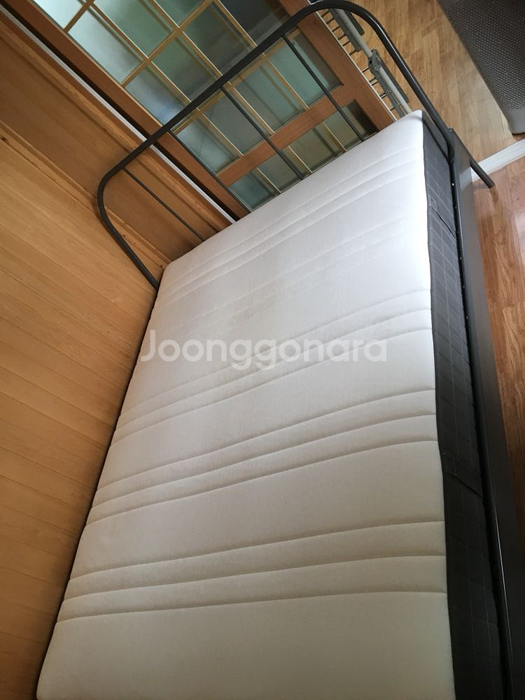 [제주도]이케아 클래식 퀸침대프레임과 기절매트리스 세트--6